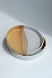 Sandstone Motif Rimmed Plate